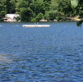 Lake activities in Massachusetts.